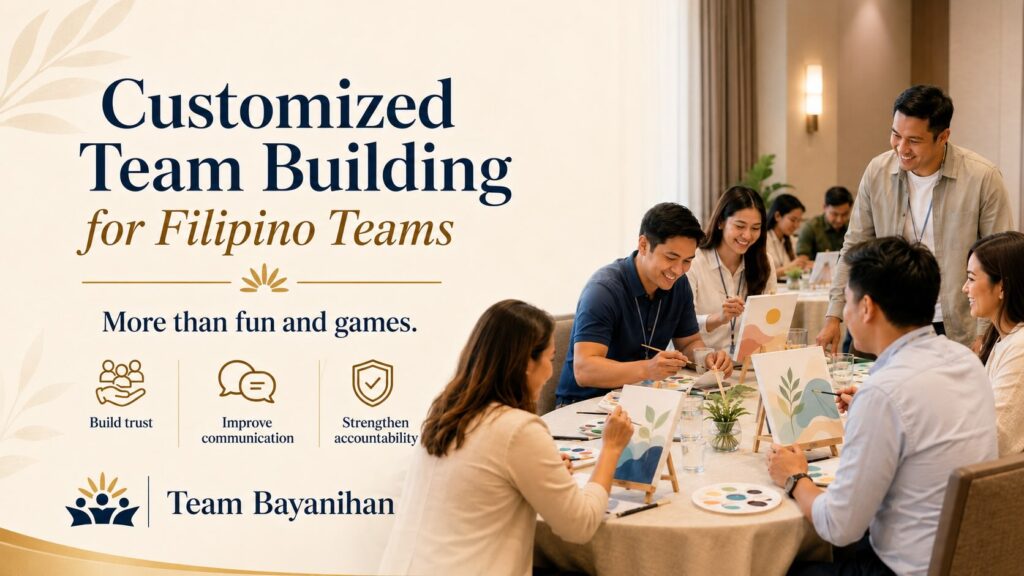 Customized Team Building Experiences 4 customized team building for filipino teams